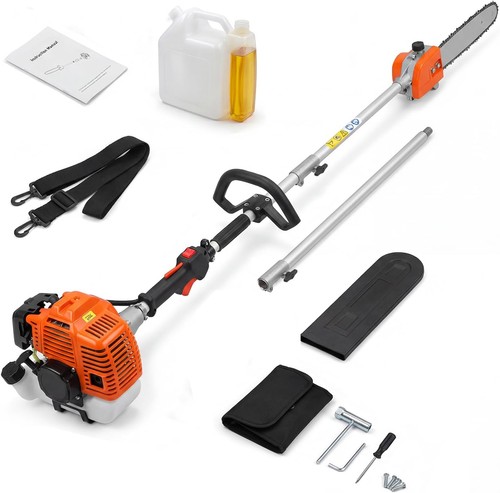 Powered pole chain saw - chain, saw,