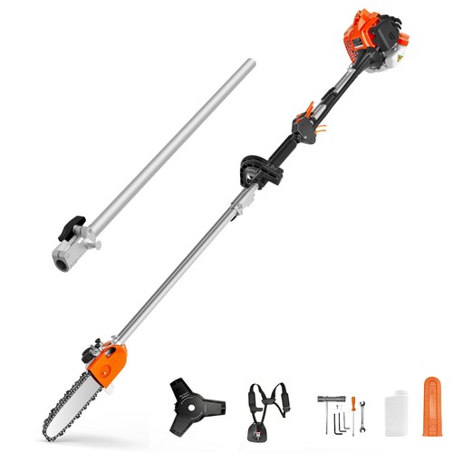 Gas powered pole saw tree - saw,